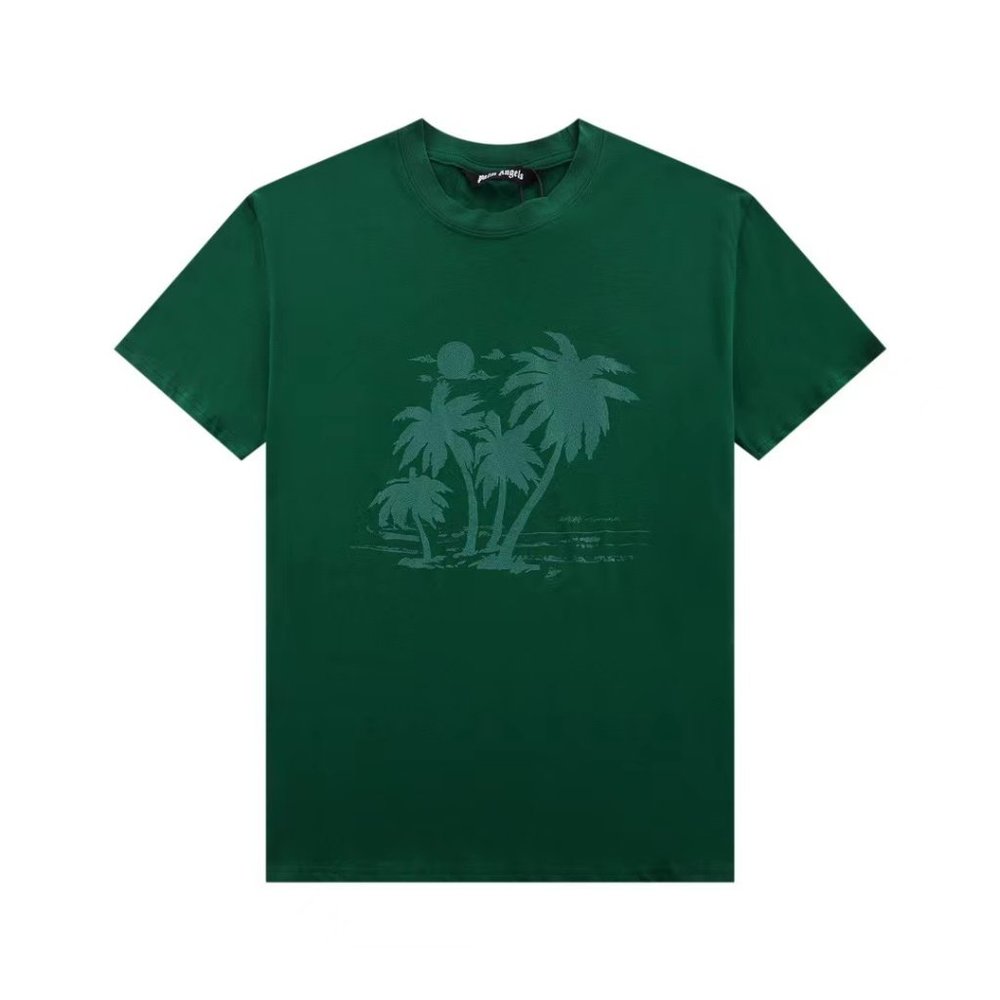 Palm angels Green short sleeve